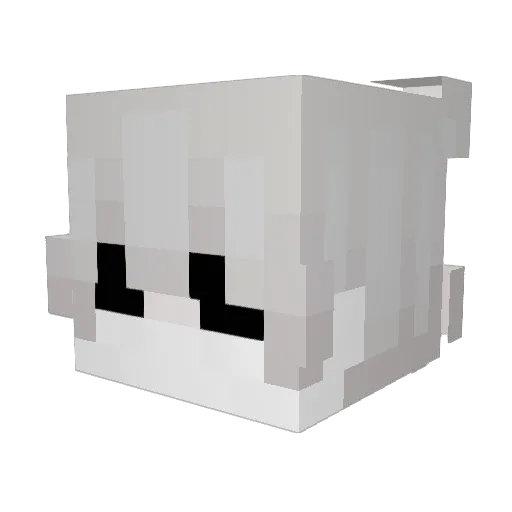 goriyaku Minecraft avatar head, 3D render