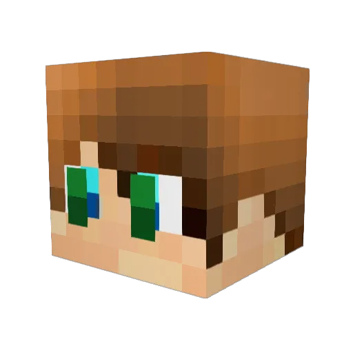 gorkemarslan Minecraft avatar head, 3D render
