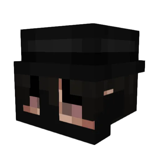 gorklin Minecraft avatar head, 3D render