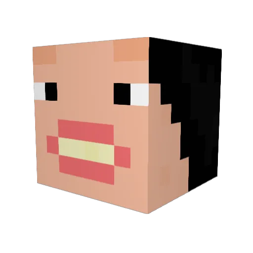 gorlock500lbs Minecraft avatar head, 3D render