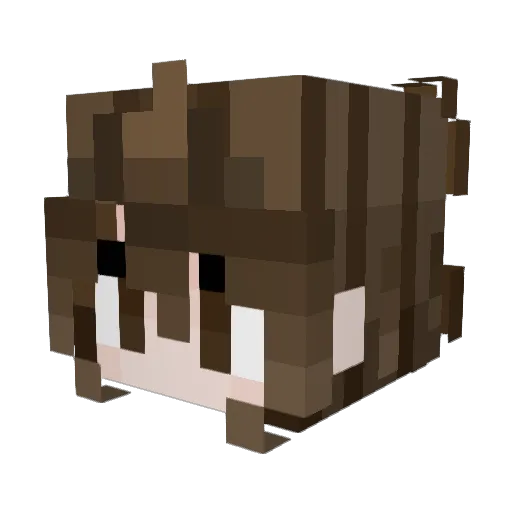 goroboys Minecraft avatar head, 3D render