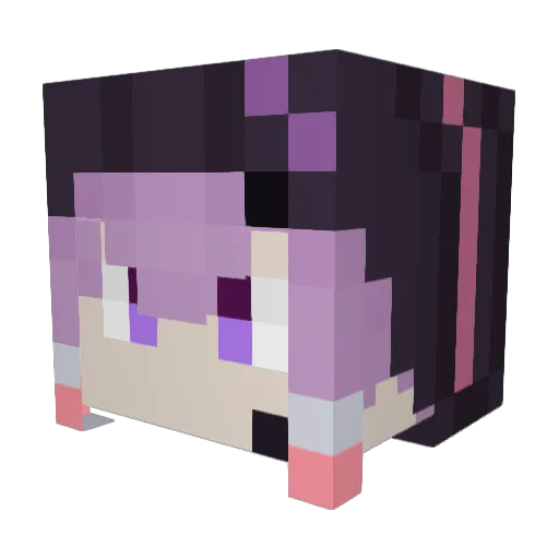 gororin_ Minecraft avatar head, 3D render