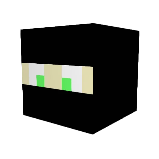 gorsex Minecraft avatar head, 3D render