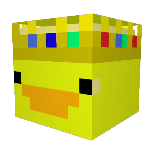 gortyk Minecraft avatar head, 3D render