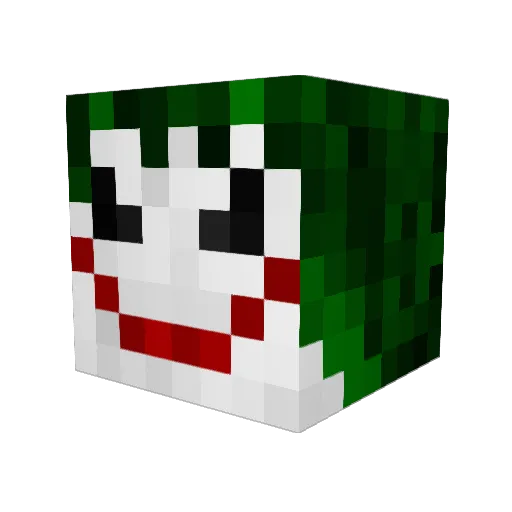 goryalice Minecraft avatar head, 3D render