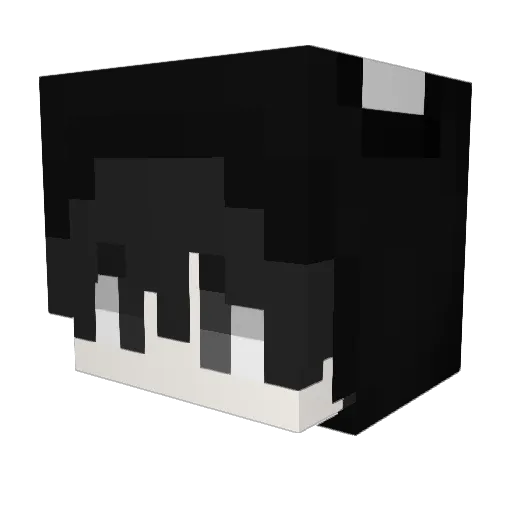 goryest Minecraft avatar head, 3D render