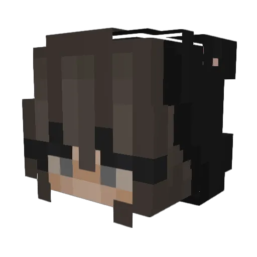 gorzaiscute Minecraft avatar head, 3D render