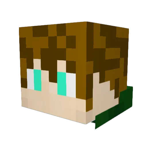 gosdi Minecraft avatar head, 3D render
