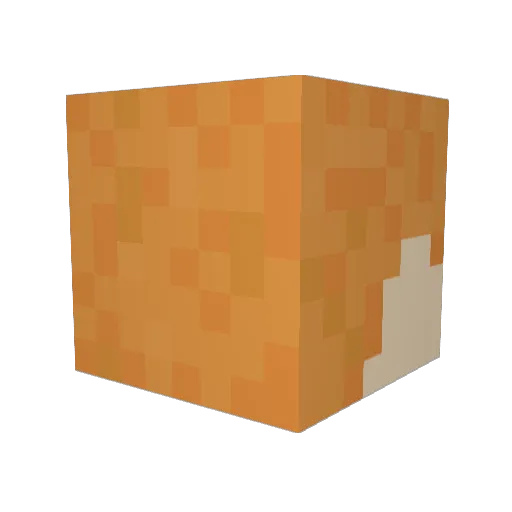 goseenanan Minecraft avatar head, 3D render