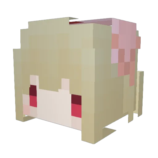 gosh0042 Minecraft avatar head, 3D render
