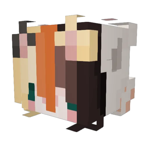 gosmer01 Minecraft avatar head, 3D render