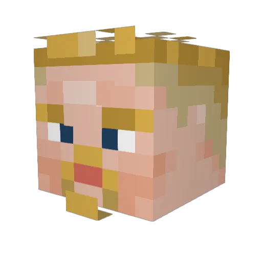 gossy506 Minecraft avatar head, 3D render