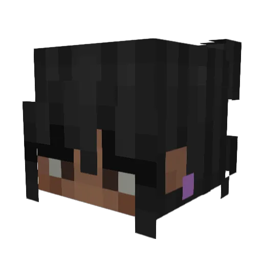 got_chi Minecraft avatar head, 3D render