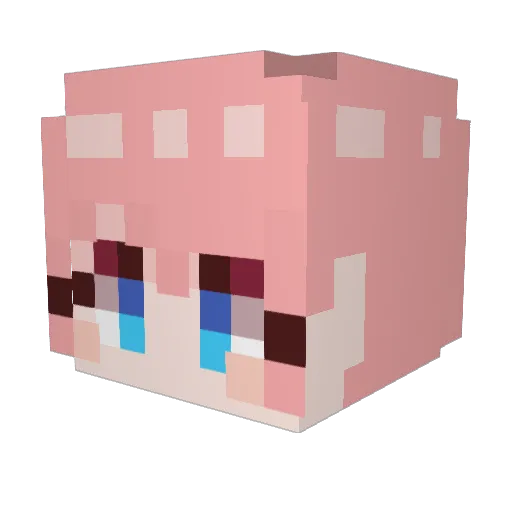 gotgam_ Minecraft avatar head, 3D render