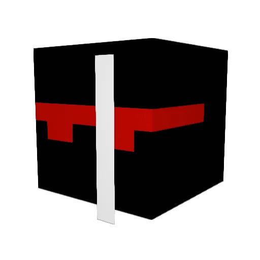 goth_furry_egirl Minecraft avatar head, 3D render