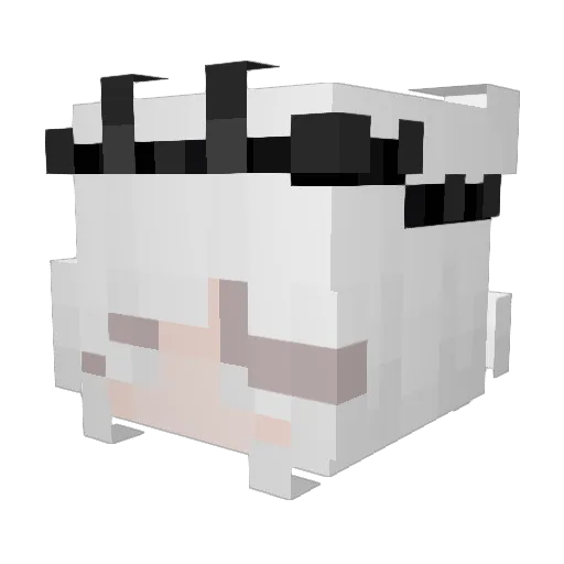 gotharachne Minecraft avatar head, 3D render
