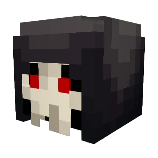 gothicc42069 Minecraft avatar head, 3D render