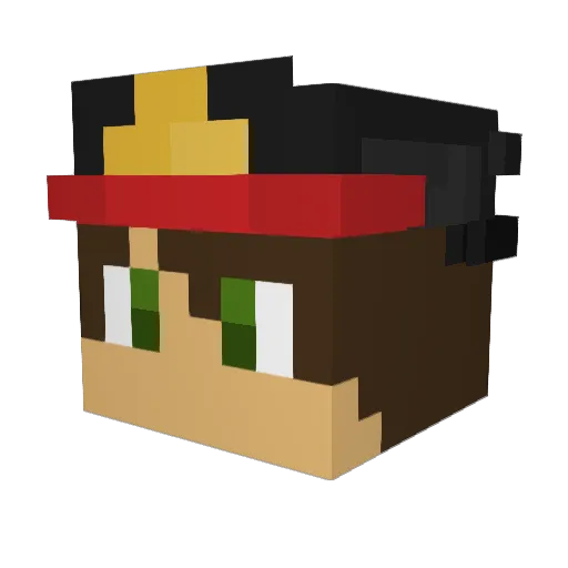 gothmcdonalds Minecraft avatar head, 3D render