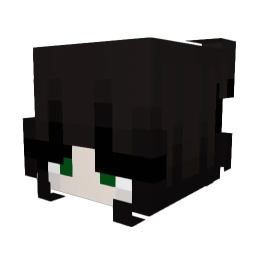 gothslayer666 Minecraft avatar head, 3D render