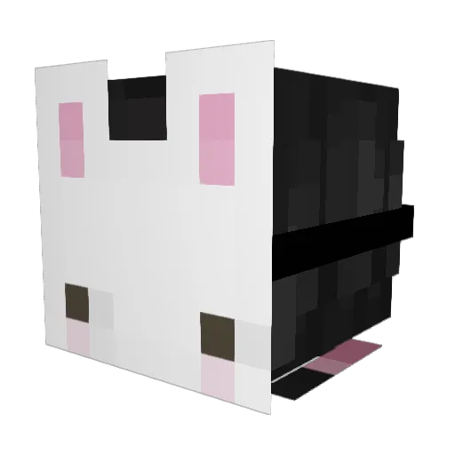 gothsnot Minecraft avatar head, 3D render