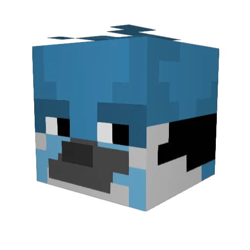 gothwomen420 Minecraft avatar head, 3D render