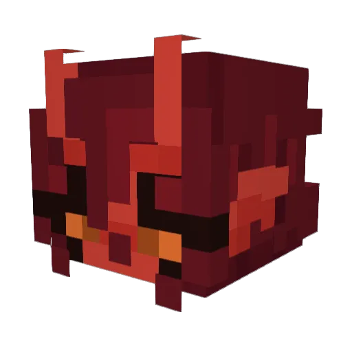 gothxviv Minecraft avatar head, 3D render