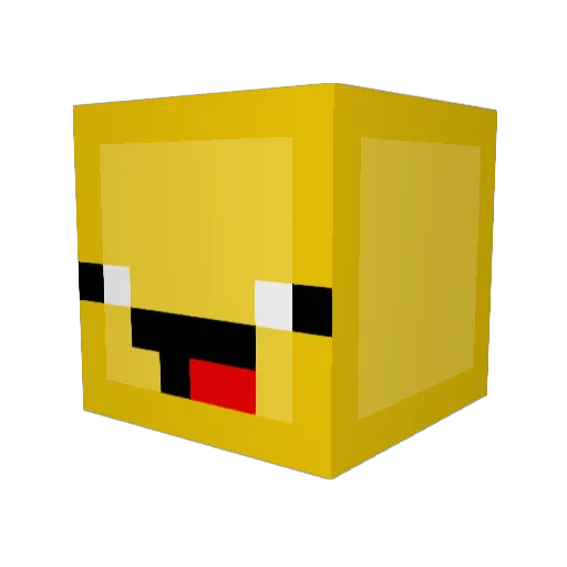 gotime Minecraft avatar head, 3D render
