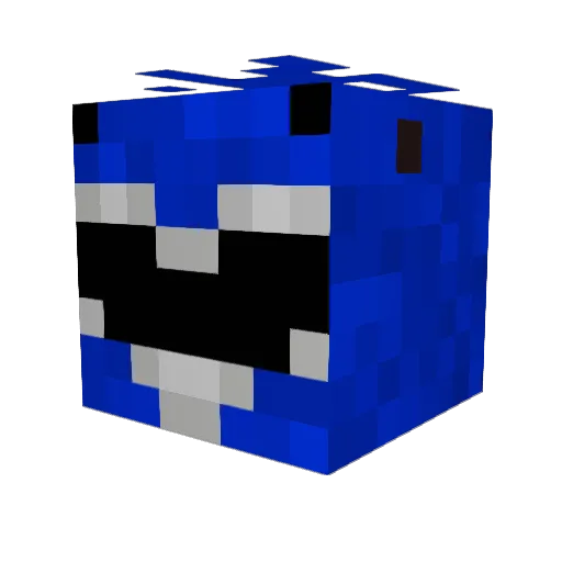gotyaback Minecraft avatar head, 3D render