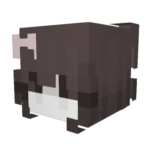 goubard Minecraft avatar head, 3D render
