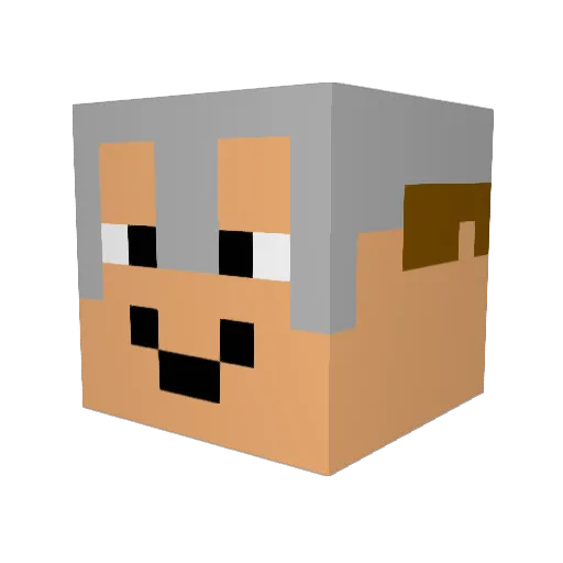 goulashmapper Minecraft avatar head, 3D render