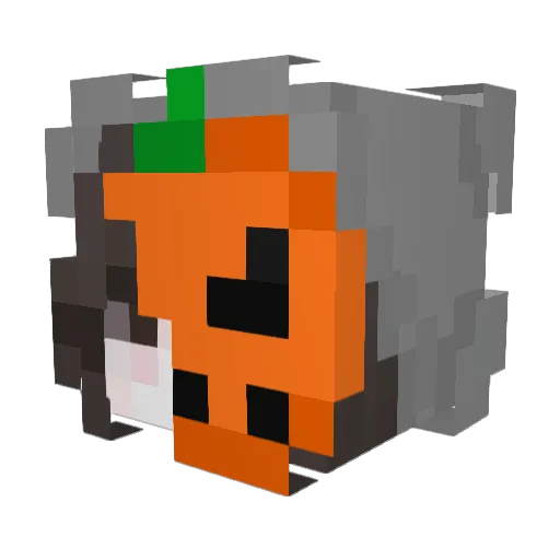 governofederal Minecraft avatar head, 3D render
