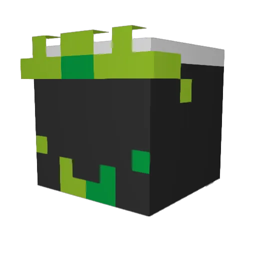 gowork996 Minecraft avatar head, 3D render