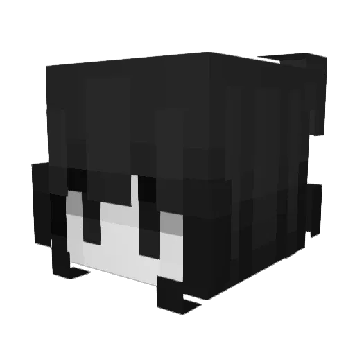 gowtica Minecraft avatar head, 3D render