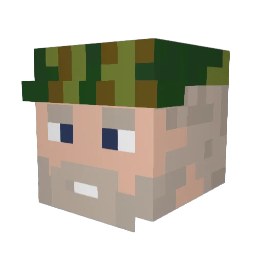 goysloplover Minecraft avatar head, 3D render