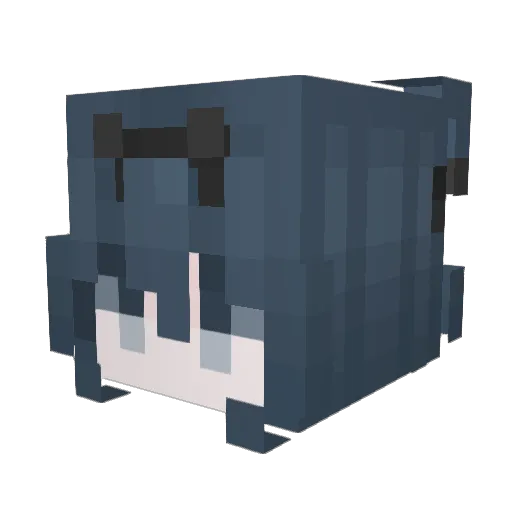 gozipann Minecraft avatar head, 3D render