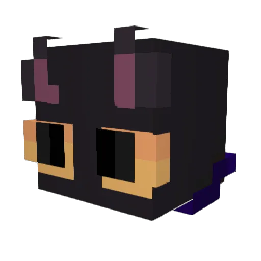 gozokor Minecraft avatar head, 3D render