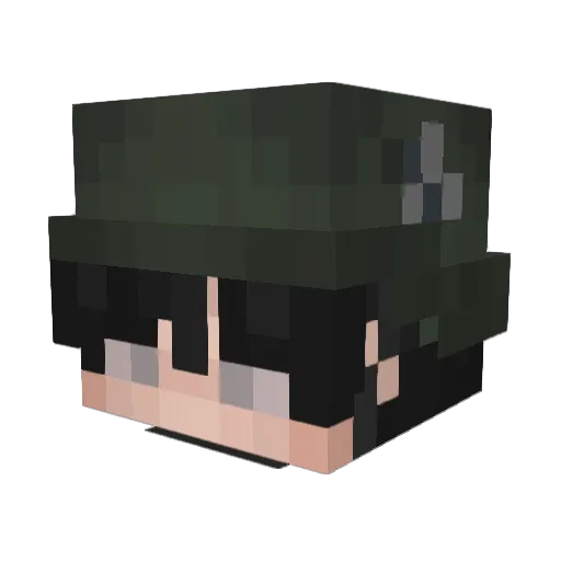 gozoncio Minecraft avatar head, 3D render