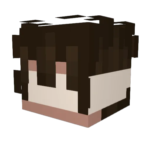 goztox1c Minecraft avatar head, 3D render
