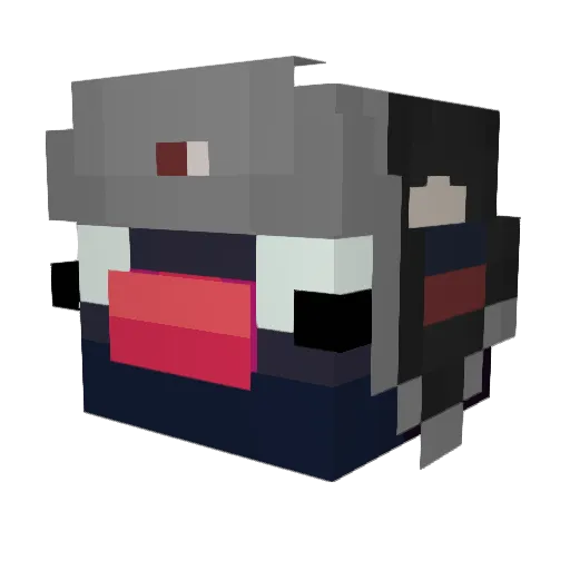goztqs Minecraft avatar head, 3D render
