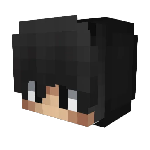 gozzhd Minecraft avatar head, 3D render