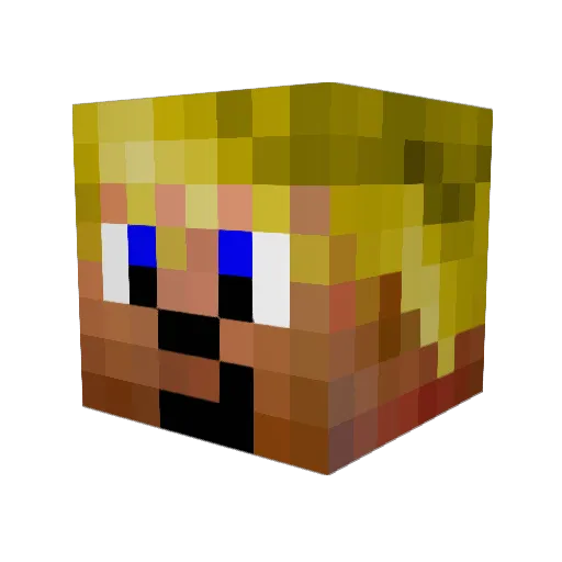 gozzle_destroyer Minecraft avatar head, 3D render