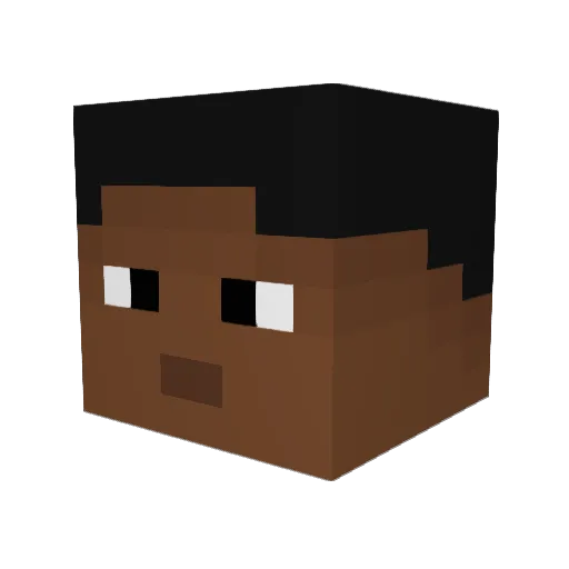 gpayne Minecraft avatar head, 3D render