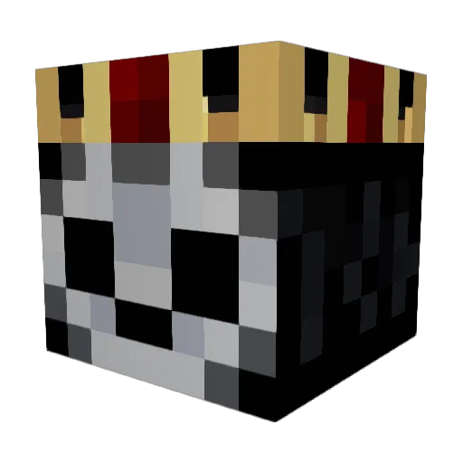gpghost22 Minecraft avatar head, 3D render