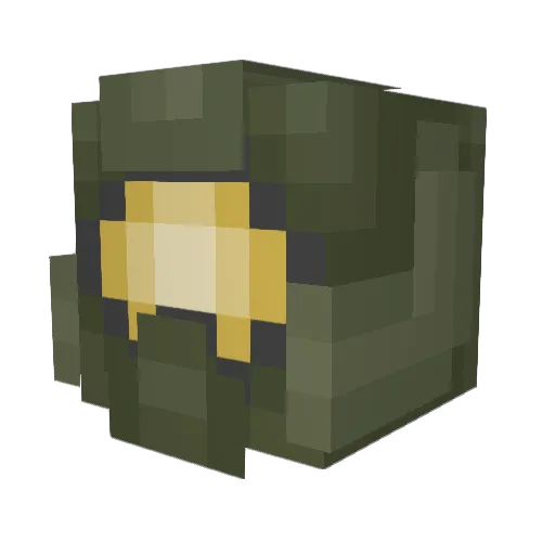 gpoleweski Minecraft avatar head, 3D render