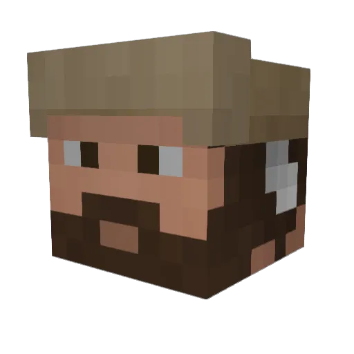 gpstis67 Minecraft avatar head, 3D render