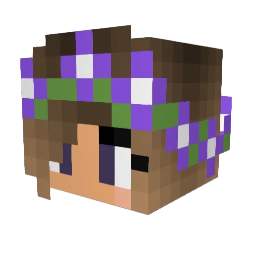 gr00vybby Minecraft avatar head, 3D render