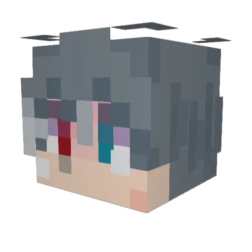 gr33nt3atr33 Minecraft avatar head, 3D render