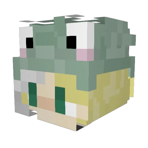 gr4ce_x Minecraft avatar head, 3D render