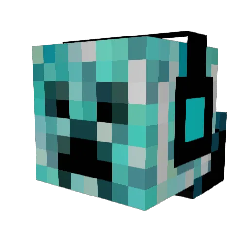 gr8ski Minecraft avatar head, 3D render