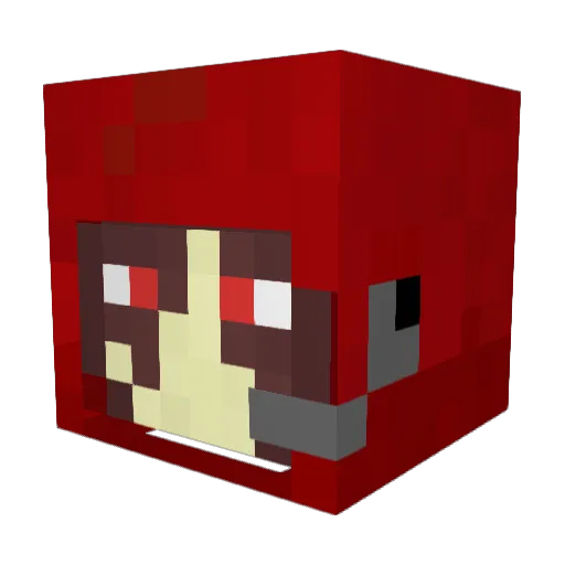 gr8st8oftx Minecraft avatar head, 3D render
